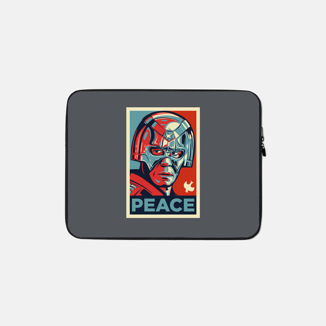 For Peace-none zippered laptop sleeve-Olipop