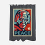 For Peace-none polyester shower curtain-Olipop