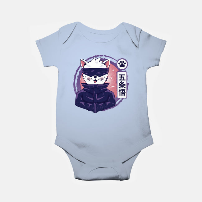 Gojo Cat-baby basic onesie-Logozaste