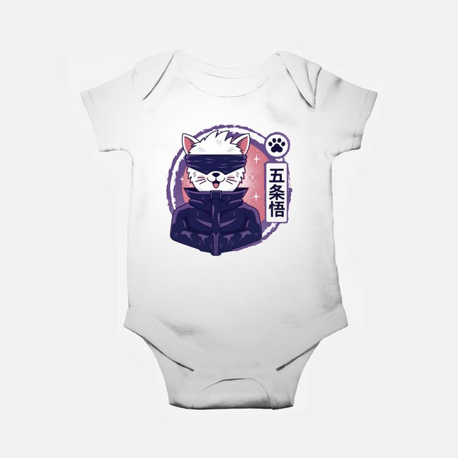 Gojo Cat-baby basic onesie-Logozaste