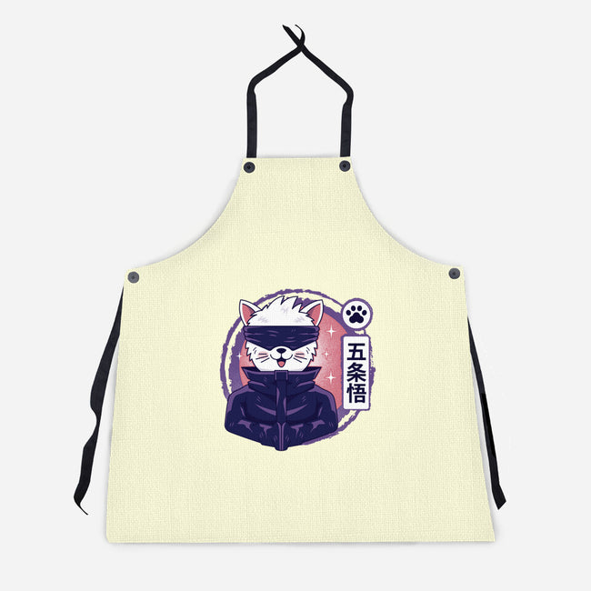 Gojo Cat-unisex kitchen apron-Logozaste