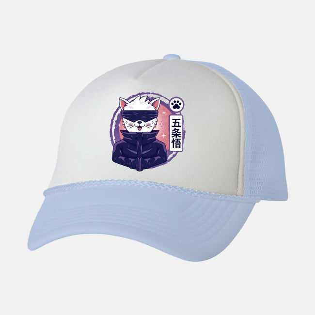 Gojo Cat-unisex trucker hat-Logozaste