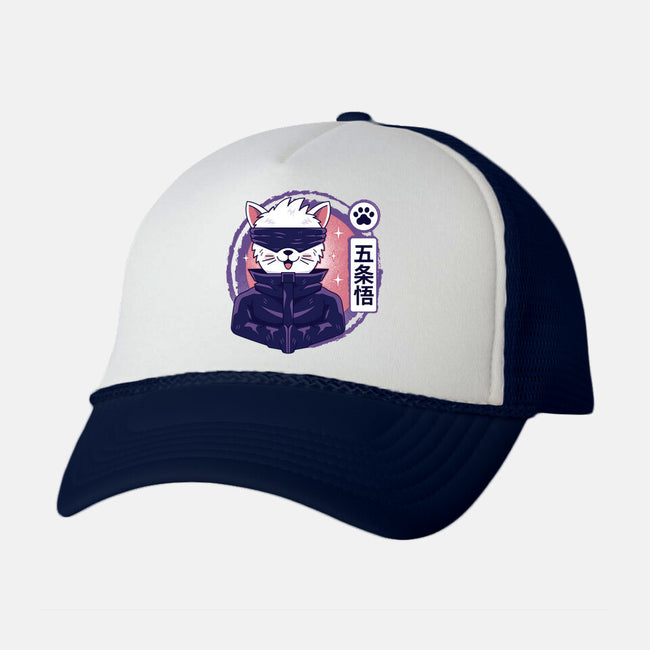 Gojo Cat-unisex trucker hat-Logozaste