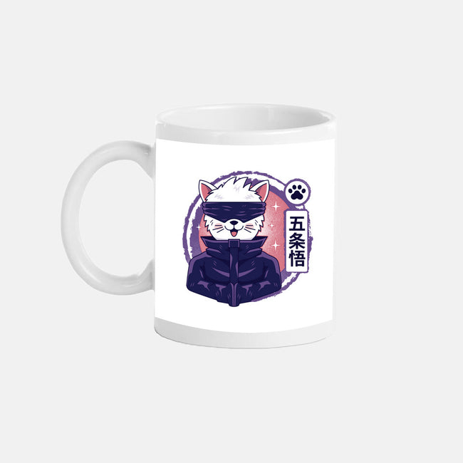 Gojo Cat-none glossy mug-Logozaste