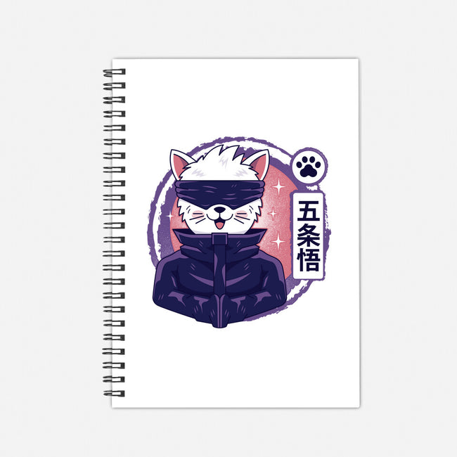 Gojo Cat-none dot grid notebook-Logozaste