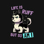 Life Is Ruff-none zippered laptop sleeve-koalastudio