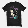 Life Is Ruff-womens basic tee-koalastudio