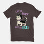 Life Is Ruff-womens basic tee-koalastudio