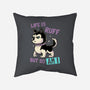 Life Is Ruff-none removable cover w insert throw pillow-koalastudio