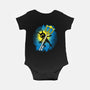 Heartless Vs Keyblade-baby basic onesie-Logozaste