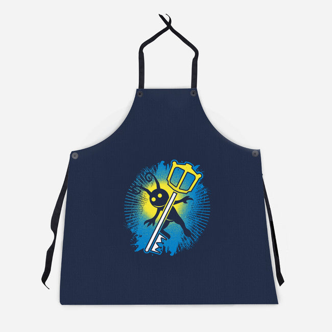 Heartless Vs Keyblade-unisex kitchen apron-Logozaste