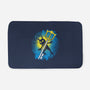 Heartless Vs Keyblade-none memory foam bath mat-Logozaste