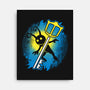 Heartless Vs Keyblade-none stretched canvas-Logozaste