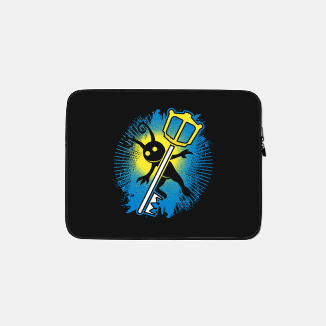 Heartless Vs Keyblade-none zippered laptop sleeve-Logozaste