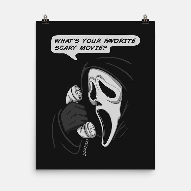 What's Your Favorite Scary Movie?-none matte poster-Melonseta