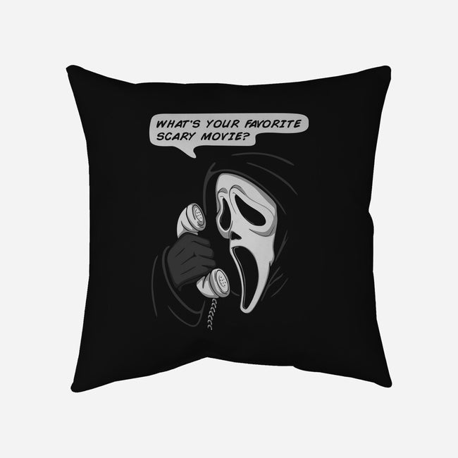 What's Your Favorite Scary Movie?-none non-removable cover w insert throw pillow-Melonseta