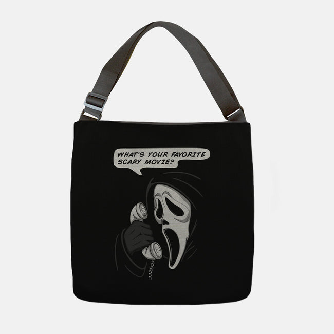 What's Your Favorite Scary Movie?-none adjustable tote-Melonseta