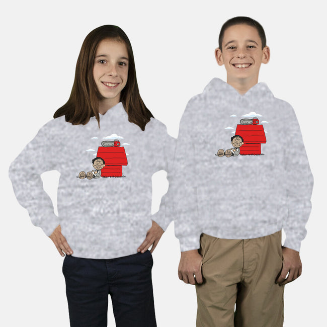 Leathernuts-youth pullover sweatshirt-Melonseta