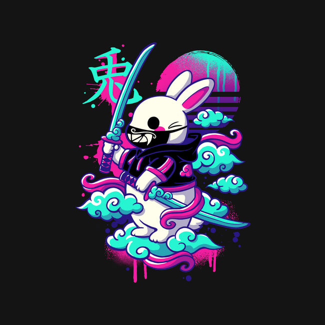 Cybersamurai Bunny-unisex crew neck sweatshirt-NemiMakeit