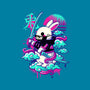 Cybersamurai Bunny-none drawstring bag-NemiMakeit