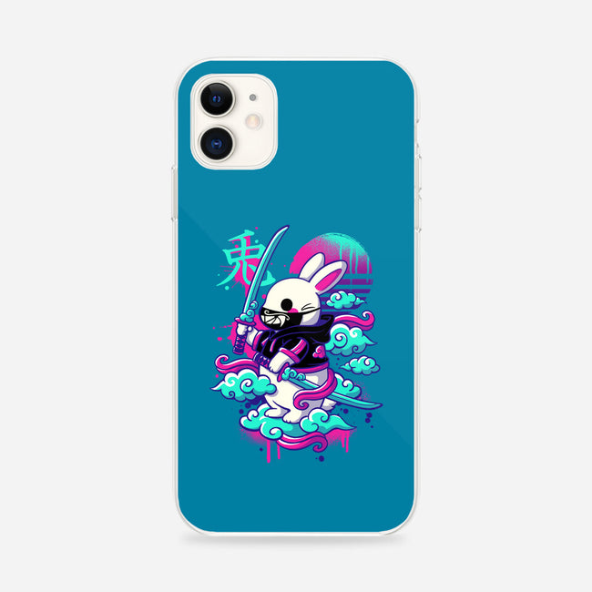 Cybersamurai Bunny-iphone snap phone case-NemiMakeit