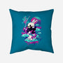 Cybersamurai Bunny-none removable cover throw pillow-NemiMakeit