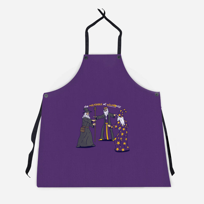 Multiverse Of Wizardness-unisex kitchen apron-zawitees