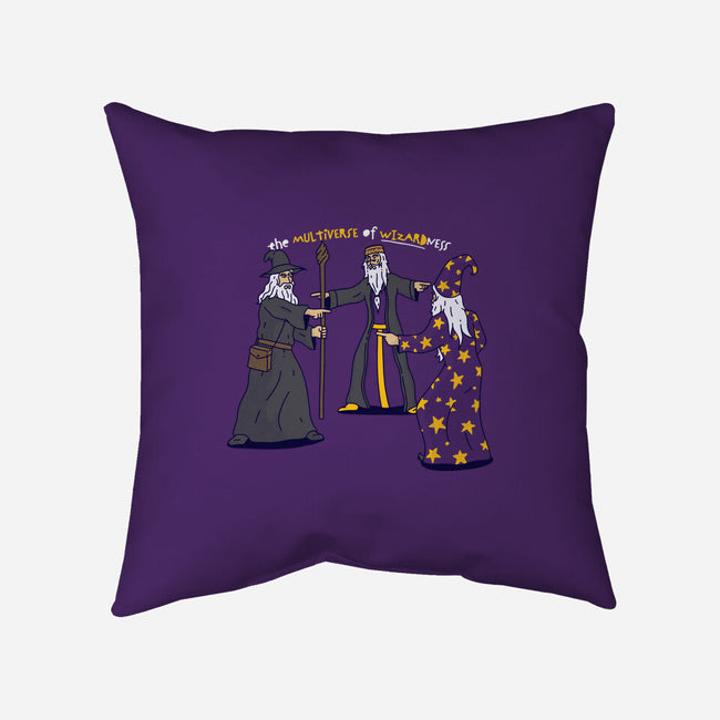 Multiverse Of Wizardness-none removable cover throw pillow-zawitees