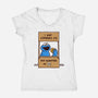 Cookies Help-womens v-neck tee-Barbadifuoco