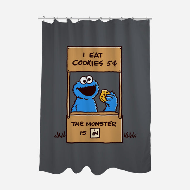 Cookies Help-none polyester shower curtain-Barbadifuoco