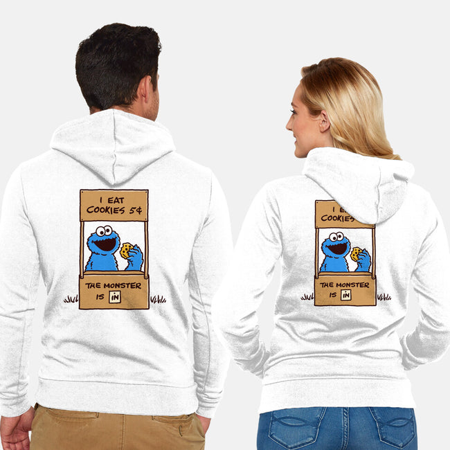 Cookies Help-unisex zip-up sweatshirt-Barbadifuoco