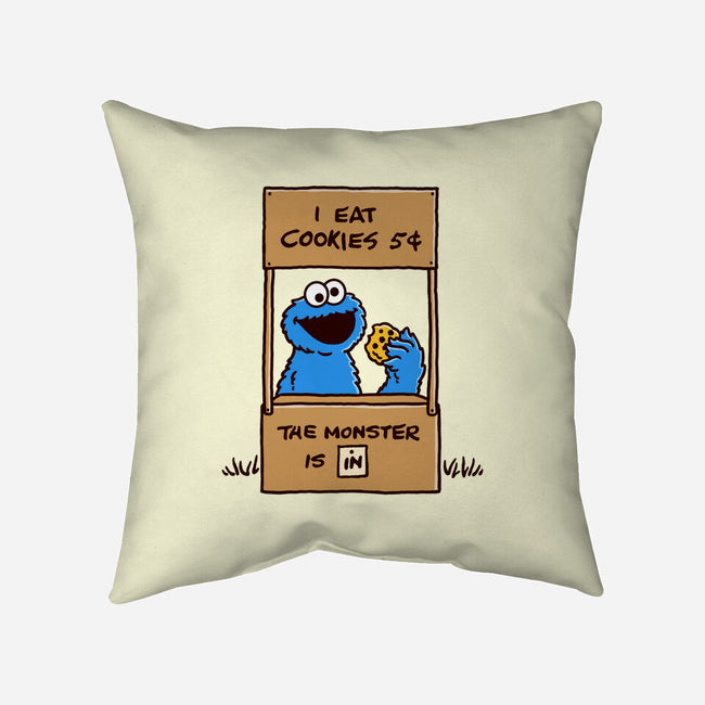 Cookies Help-none removable cover w insert throw pillow-Barbadifuoco