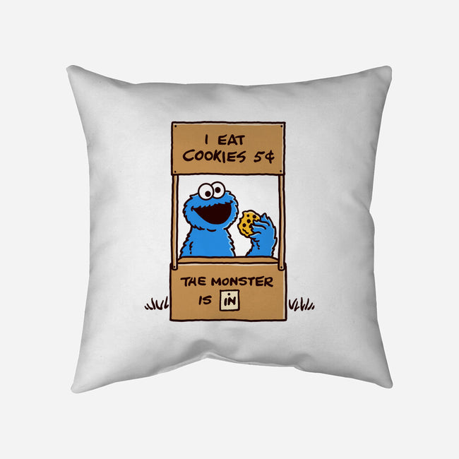 Cookies Help-none removable cover w insert throw pillow-Barbadifuoco