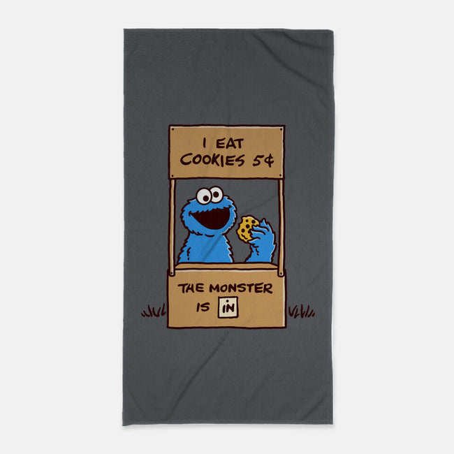 Cookies Help-none beach towel-Barbadifuoco