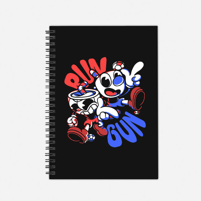 Run N' Gun-none dot grid notebook-estudiofitas