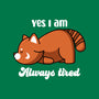 I Am Always Tired-mens basic tee-rocketman_art