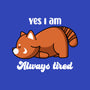 I Am Always Tired-mens basic tee-rocketman_art