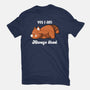 I Am Always Tired-mens basic tee-rocketman_art