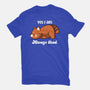 I Am Always Tired-mens basic tee-rocketman_art