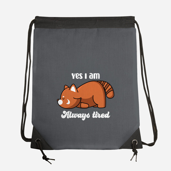 I Am Always Tired-none drawstring bag-rocketman_art