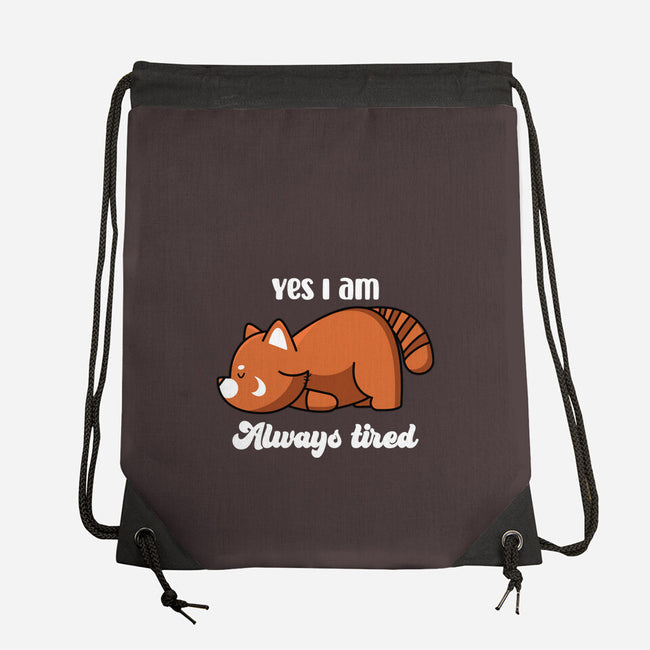 I Am Always Tired-none drawstring bag-rocketman_art