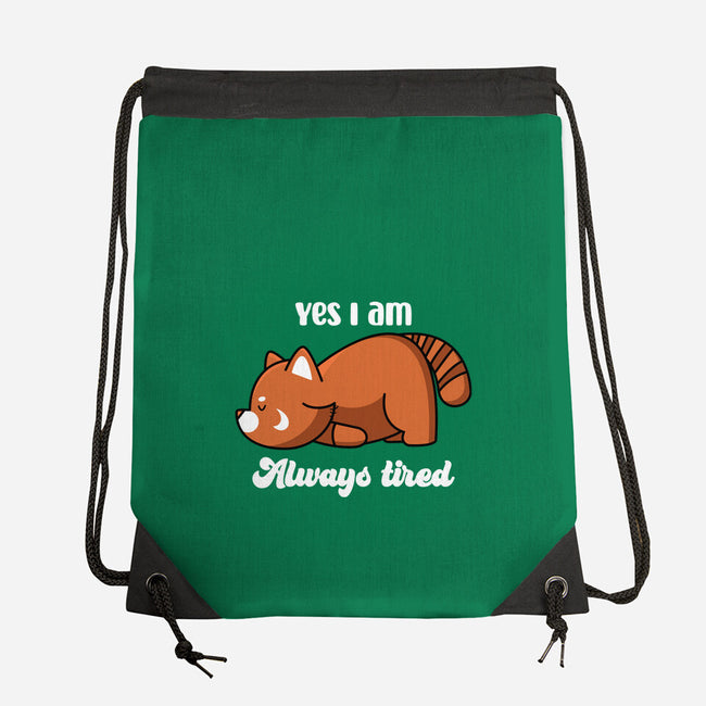 I Am Always Tired-none drawstring bag-rocketman_art