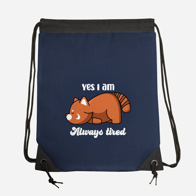 I Am Always Tired-none drawstring bag-rocketman_art