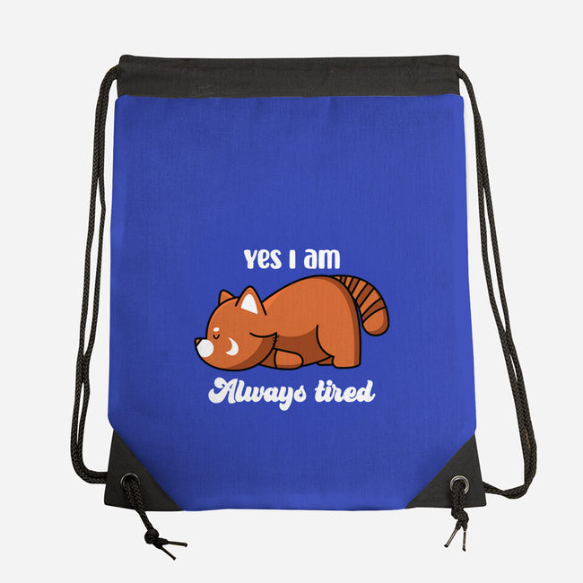 I Am Always Tired-none drawstring bag-rocketman_art