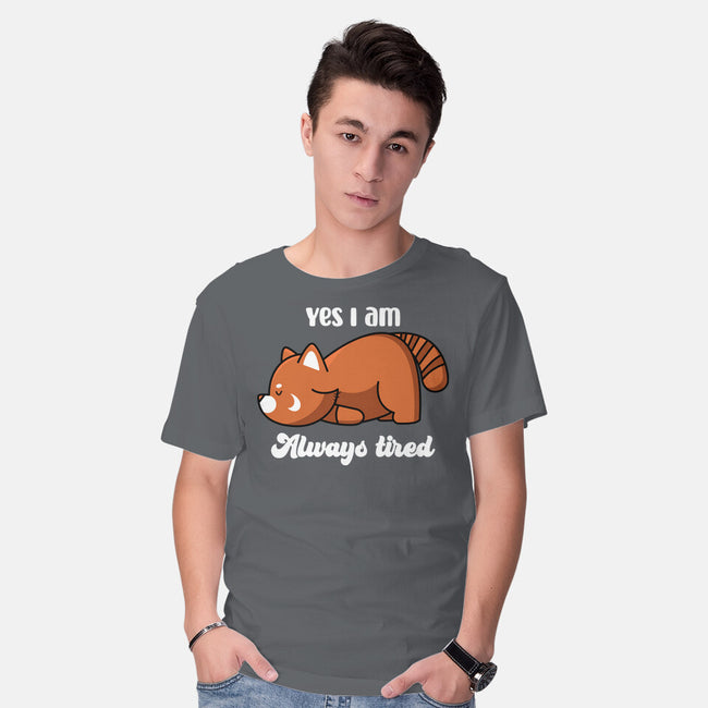 I Am Always Tired-mens basic tee-rocketman_art