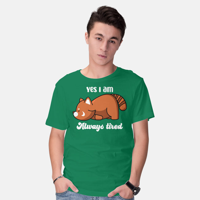 I Am Always Tired-mens basic tee-rocketman_art