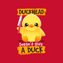Duckhead-none removable cover throw pillow-NemiMakeit