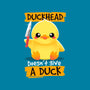 Duckhead-none removable cover throw pillow-NemiMakeit