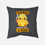 Duckhead-none removable cover throw pillow-NemiMakeit