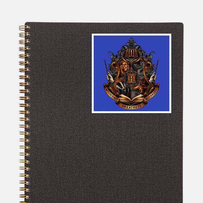 Home Of Magic And Greatness-none glossy sticker-glitchygorilla